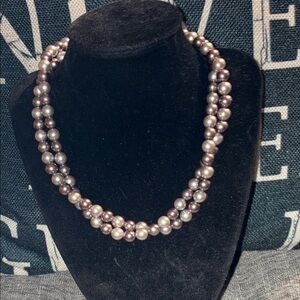 Chic Double-Strand Pearl Necklace